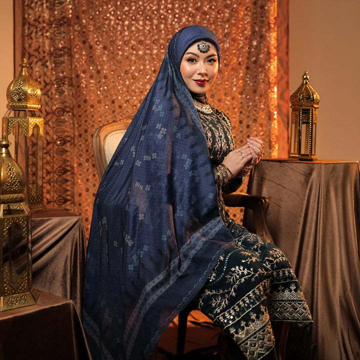 BIA by Zaskia Mecca - Mughal Scarf Kerudung Segi Empat - Silk Road Expedition - Edisi Mughal- Free Box