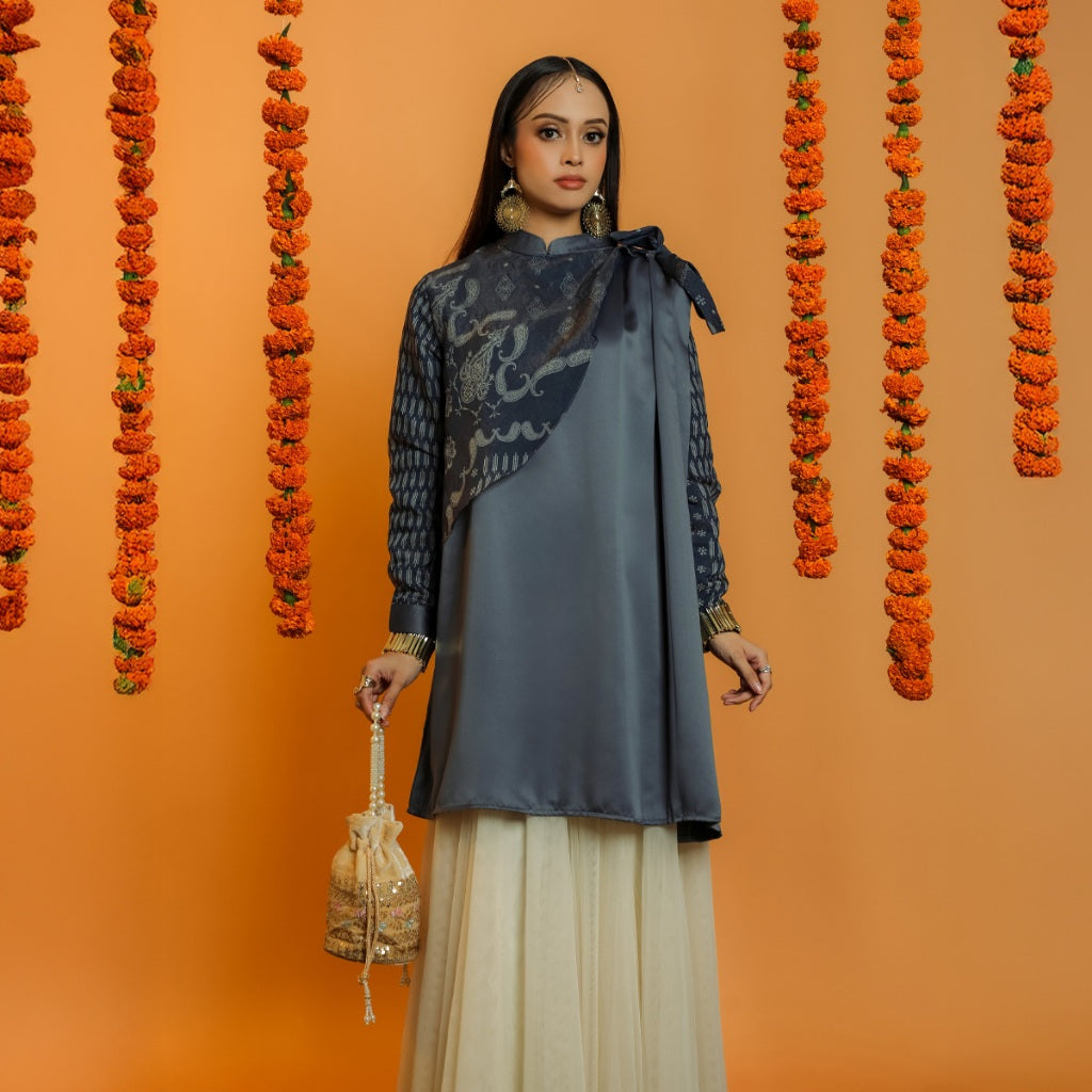 BIA by Zaskia Mecca - Mahvi Tunic - Silk Road Expedition - Mughal Edition