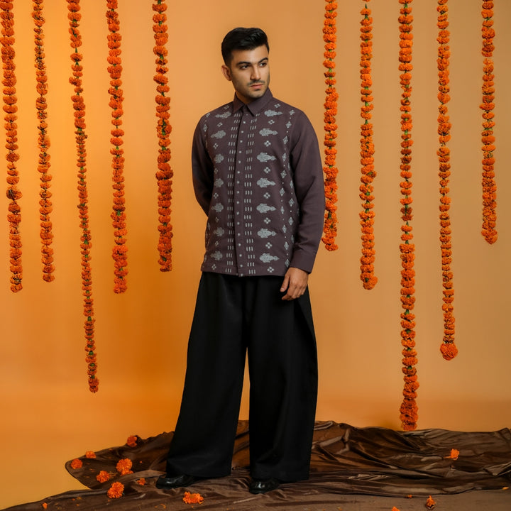 BIA by Zaskia Mecca - Mehal Kemeja Pria - Silk Road Expedition - Mughal Edition