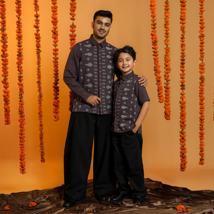 BIA by Zaskia Mecca - Family Set Dad & Boy - Silk Road Expedition - Mughal Edition