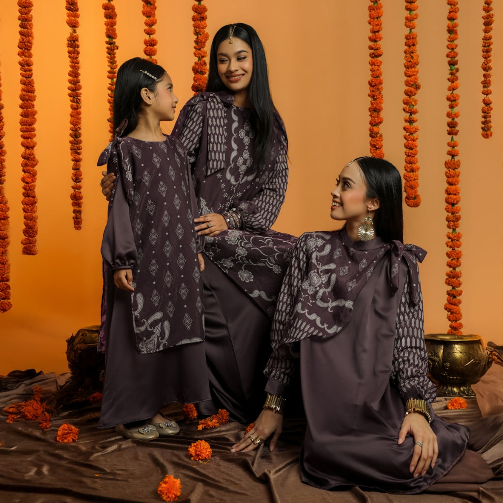 BIA by Zaskia Mecca - Family Set Mom & Kids - Silk Road Expedition - Mughal Edition