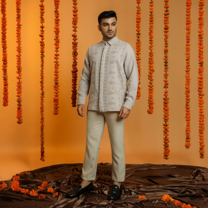 BIA by Zaskia Mecca - Mehal Kemeja Pria - Silk Road Expedition - Mughal Edition