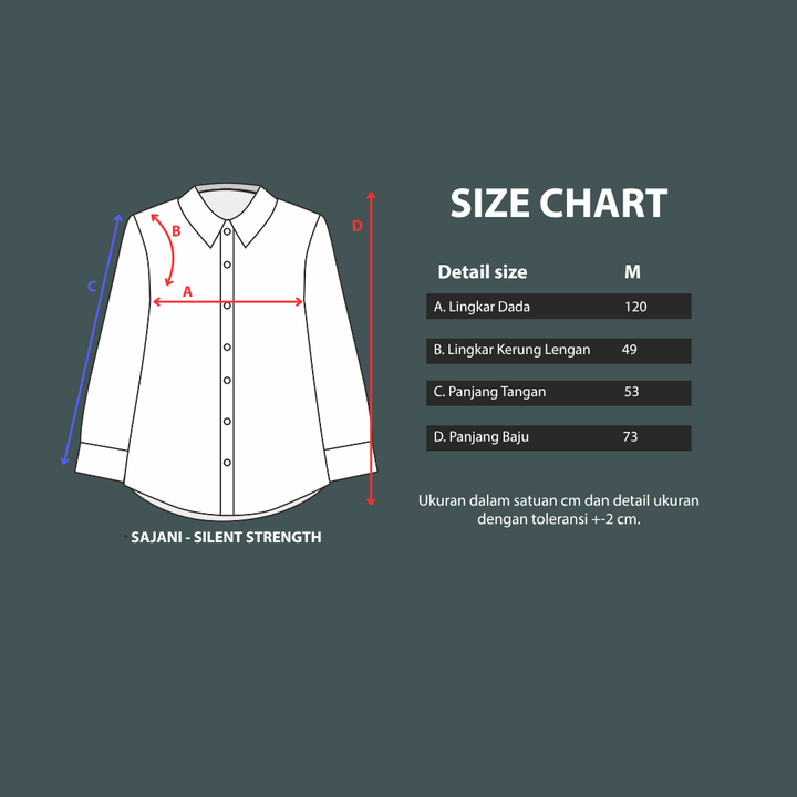 Sajani Kemeja Wanita - Silent Strength