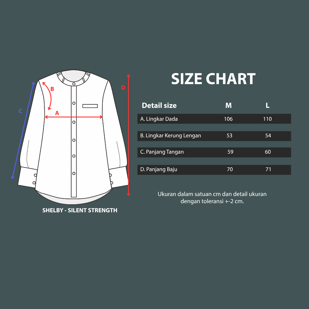 Shelby Kemeja Wanita - Silent Strength