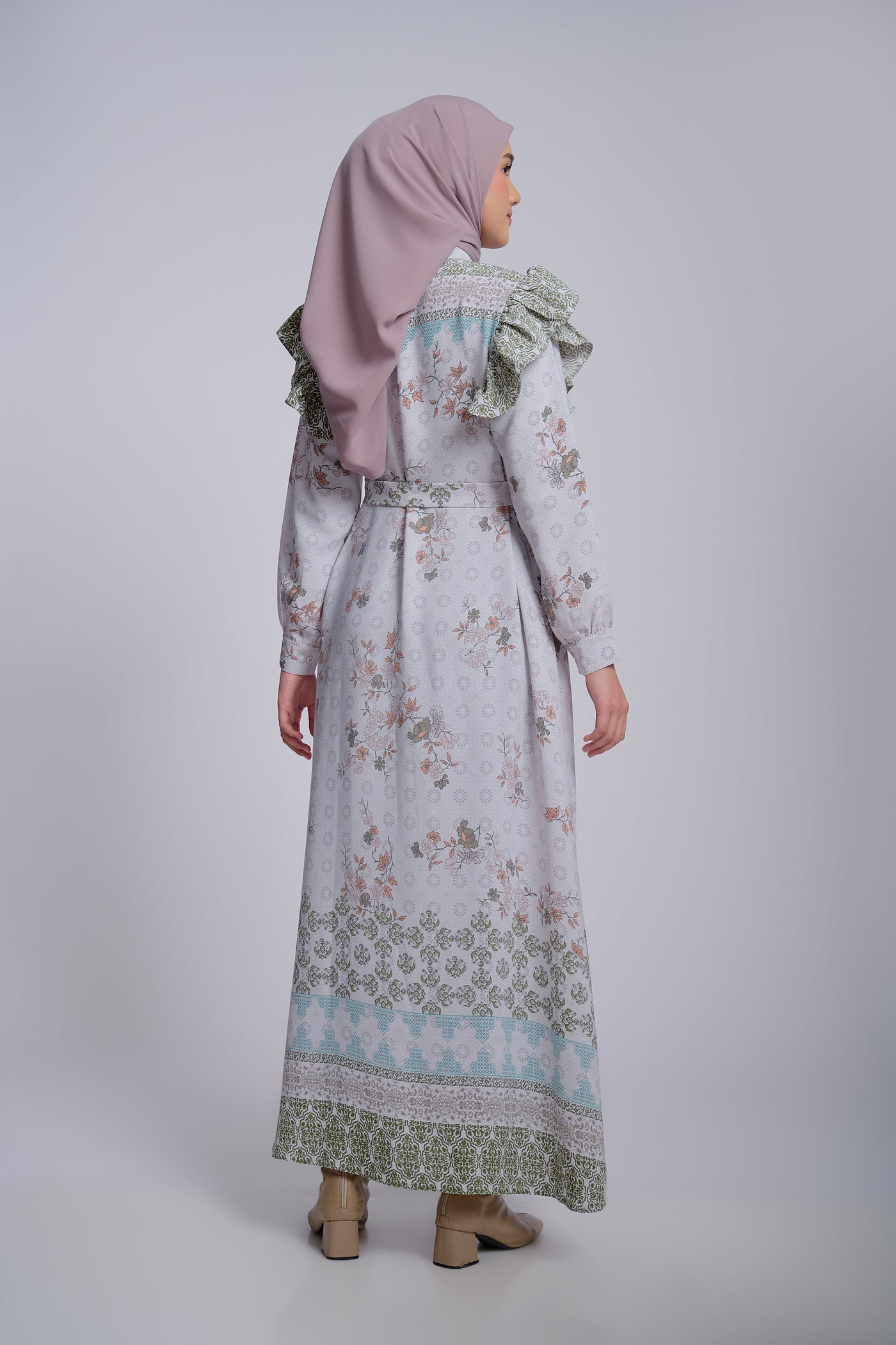 [Anniversary Sale] BIA by Zaskia Mecca - Aghla Sage Dress - The Scent of Hazine - Topkapi Edition - Free Box