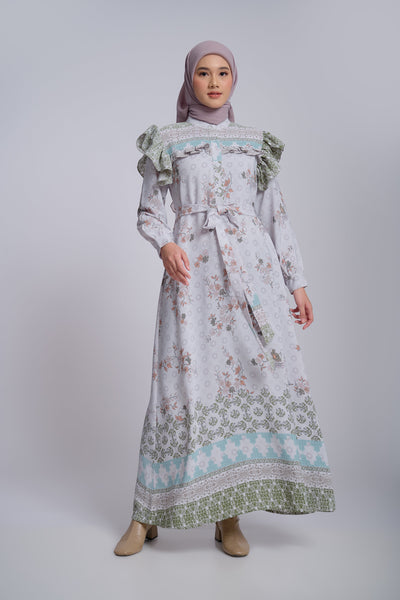 [Anniversary Sale] BIA by Zaskia Mecca - Aghla Sage Dress - The Scent of Hazine - Topkapi Edition - Free Box