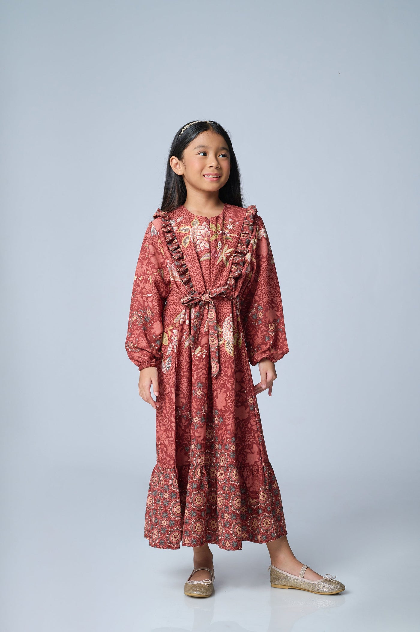 BIA by Zaskia Mecca - Akina Brick Dress Anak - Islamic Journey In Africa - Tunisia Edition