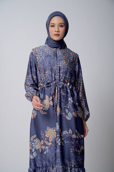 [Anniversary Sale] BIA by Zaskia Mecca - Aleka Navy Dress - Islamic Journey In Africa - Tunisia Edition