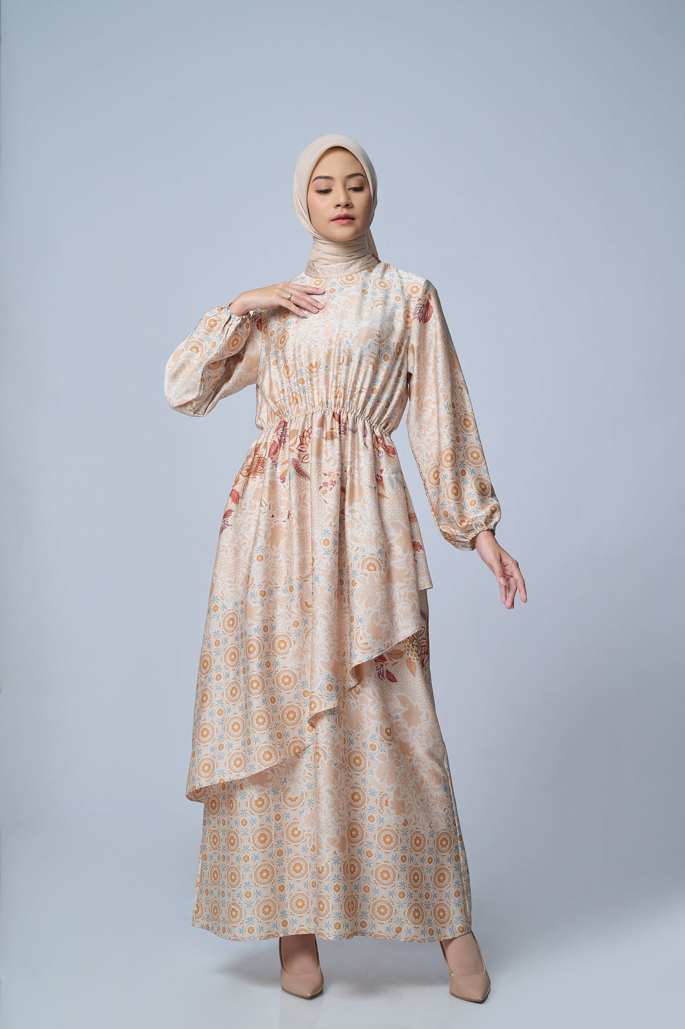 BIA by Zaskia Mecca - Arina Nude Dress - Islamic Journey In Africa - Tunisia Edition