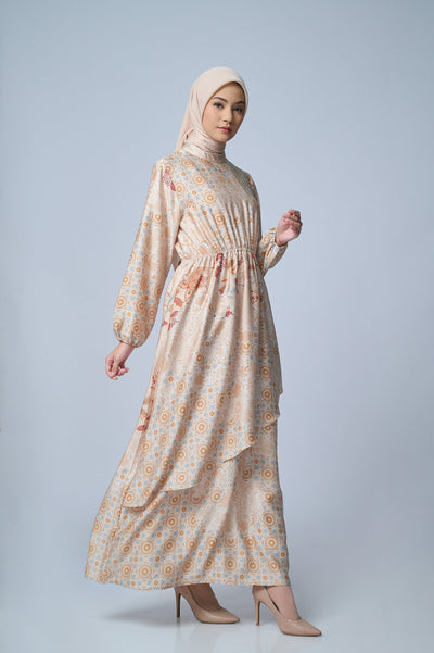 BIA by Zaskia Mecca - Arina Nude Dress - Islamic Journey In Africa - Tunisia Edition