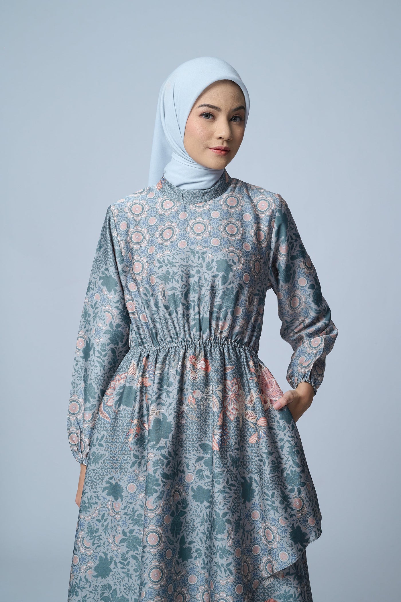 BIA by Zaskia Mecca - Arina Whisper Green Dress - Islamic Journey In Africa - Tunisia Edition