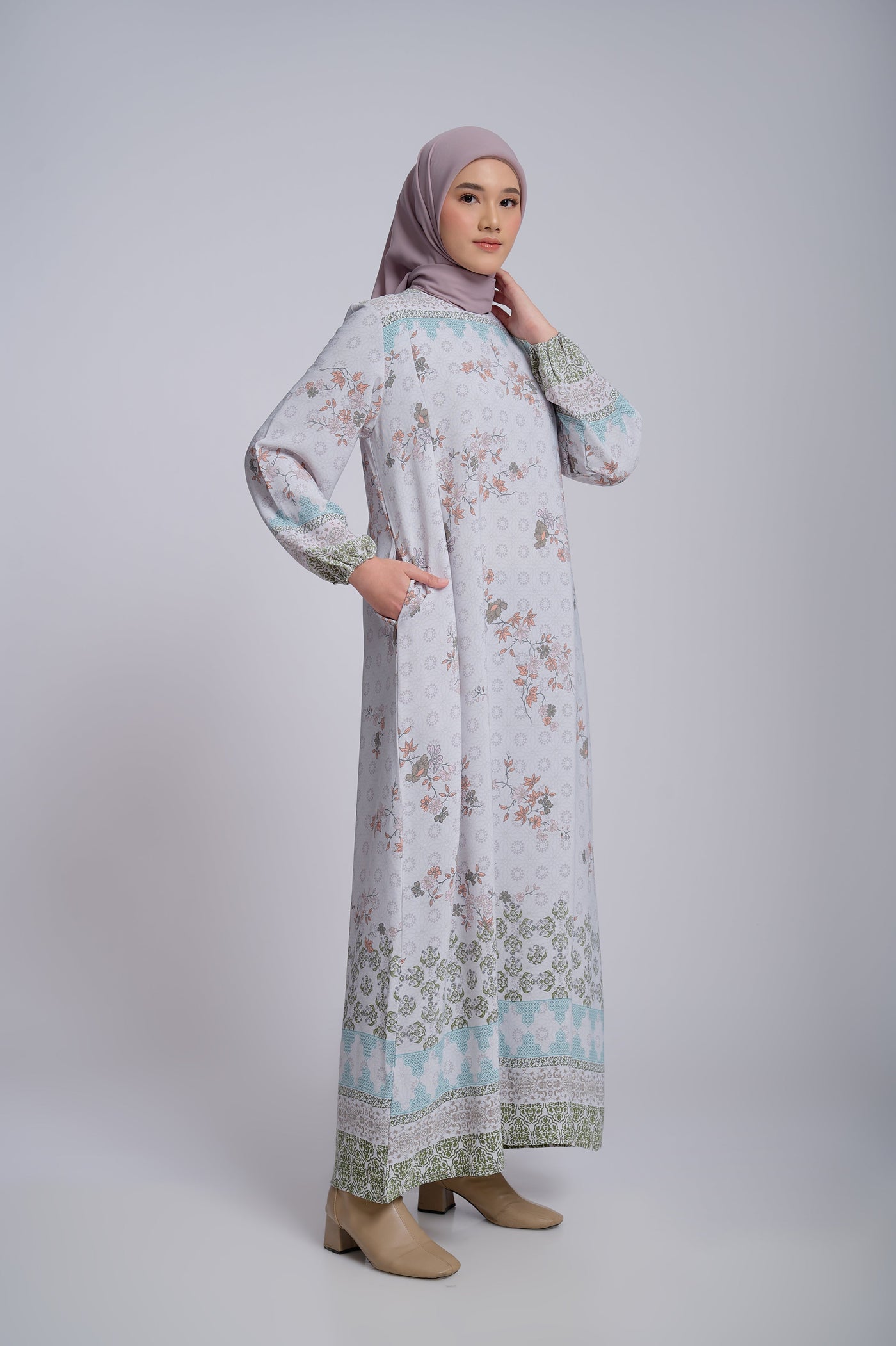 [Anniversary Sale] BIA by Zaskia Mecca - Atiya Sage Dress - The Scent of Hazine - Topkapi Edition - Free Box