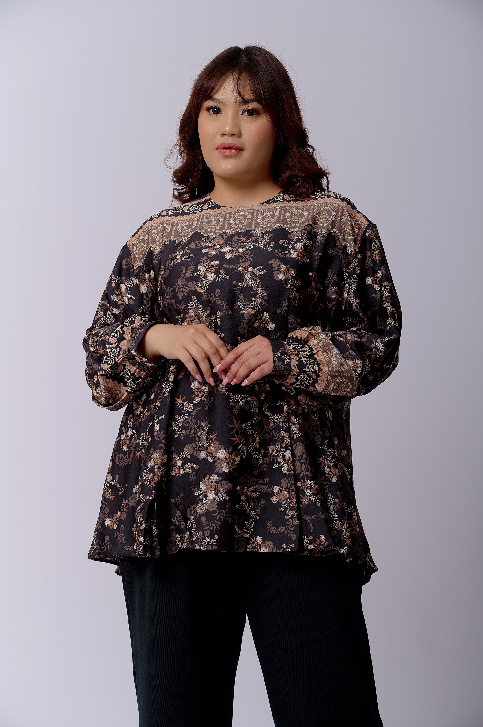 BIA by Zaskia Mecca - Fadela Blouse Plus Size - Islamic Journey In Africa - Timbuktu Edition