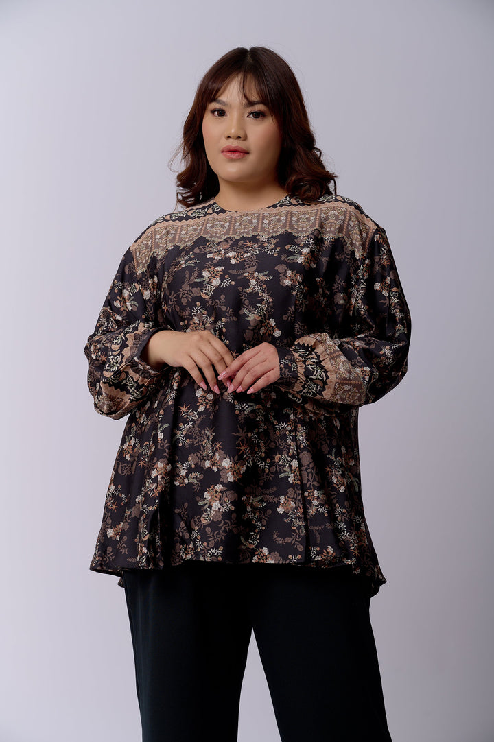 Fadela Blouse Plus Size - Islamic Journey In Africa - Timbuktu Edition