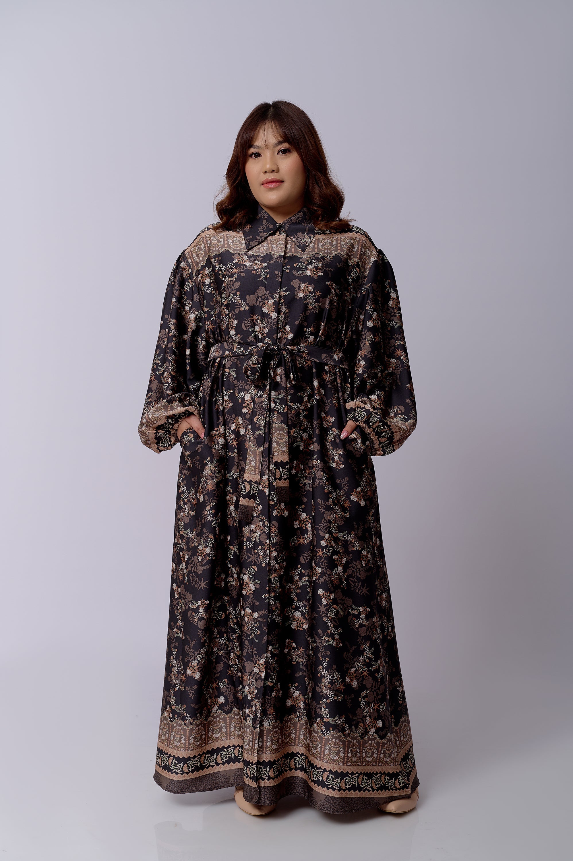 BIA by Zaskia Mecca - Fizka Dress Plus Size - Islamic Journey In Africa - Timbuktu Edition