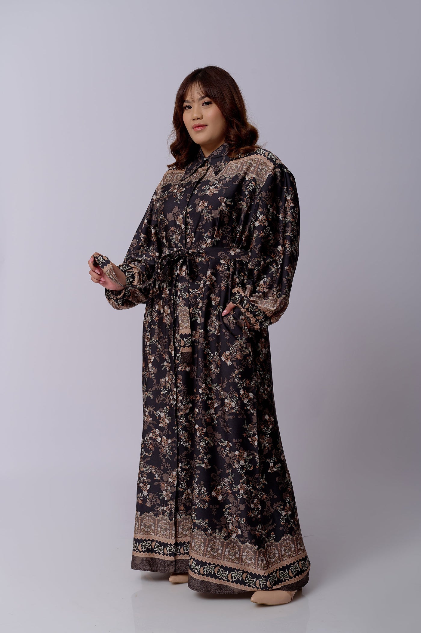 BIA by Zaskia Mecca - Fizka Dress Plus Size - Islamic Journey In Africa - Timbuktu Edition