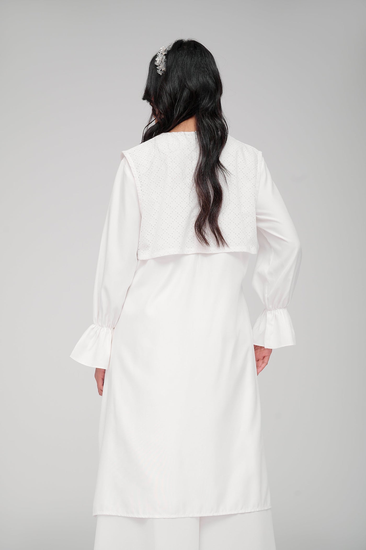 [Anniversary Sale] BIA x Revalina S. Temat - Wavana Broken White Midi Dress - Daily