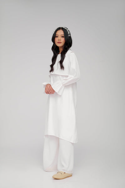 [Anniversary Sale] BIA x Revalina S. Temat - Wavana Broken White Midi Dress - Daily