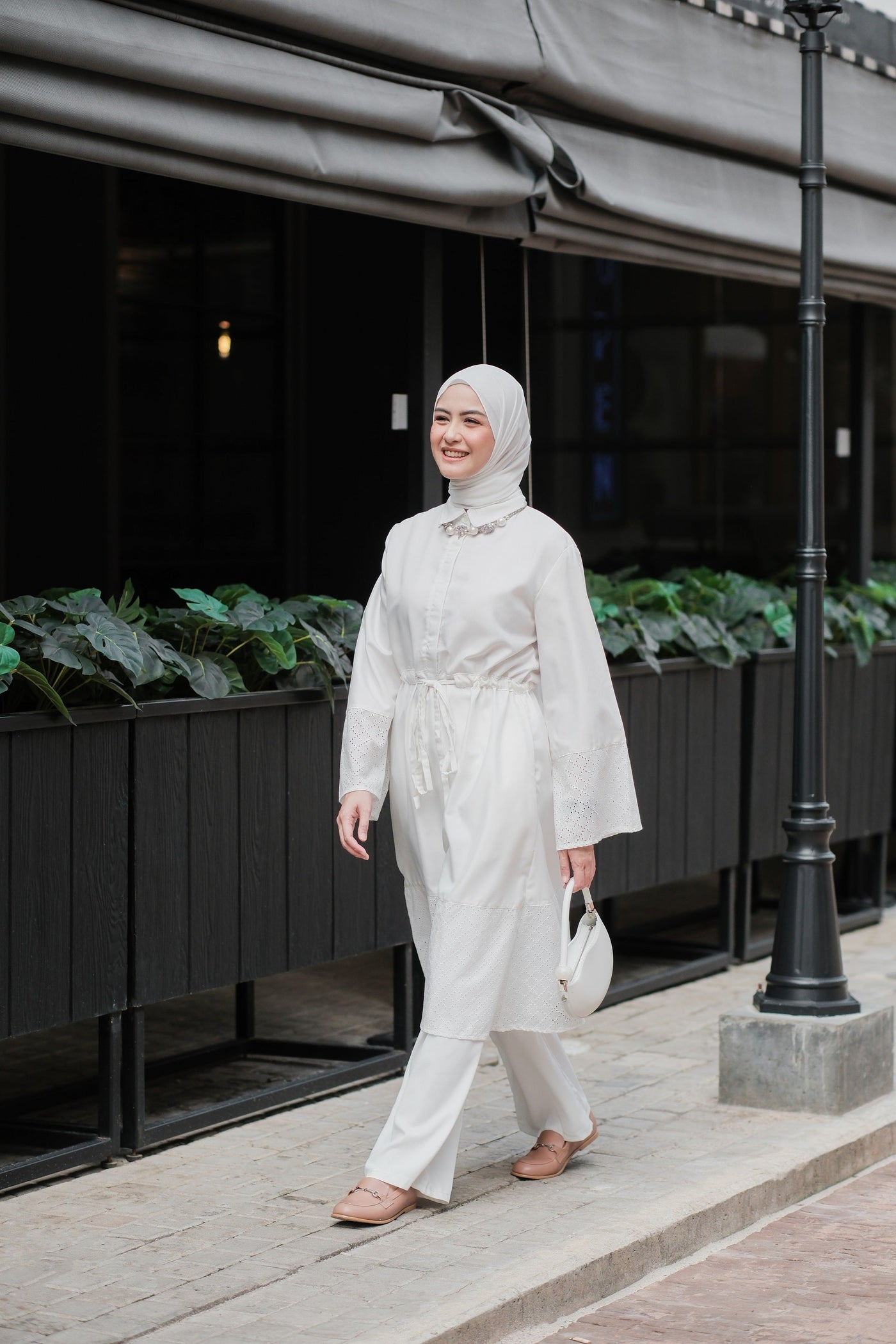 [Anniversary Sale] BIA x Revalina S. Temat - Winwin Broken White Midi Dress - Daily