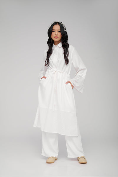 [Anniversary Sale] BIA x Revalina S. Temat - Winwin Broken White Midi Dress - Daily