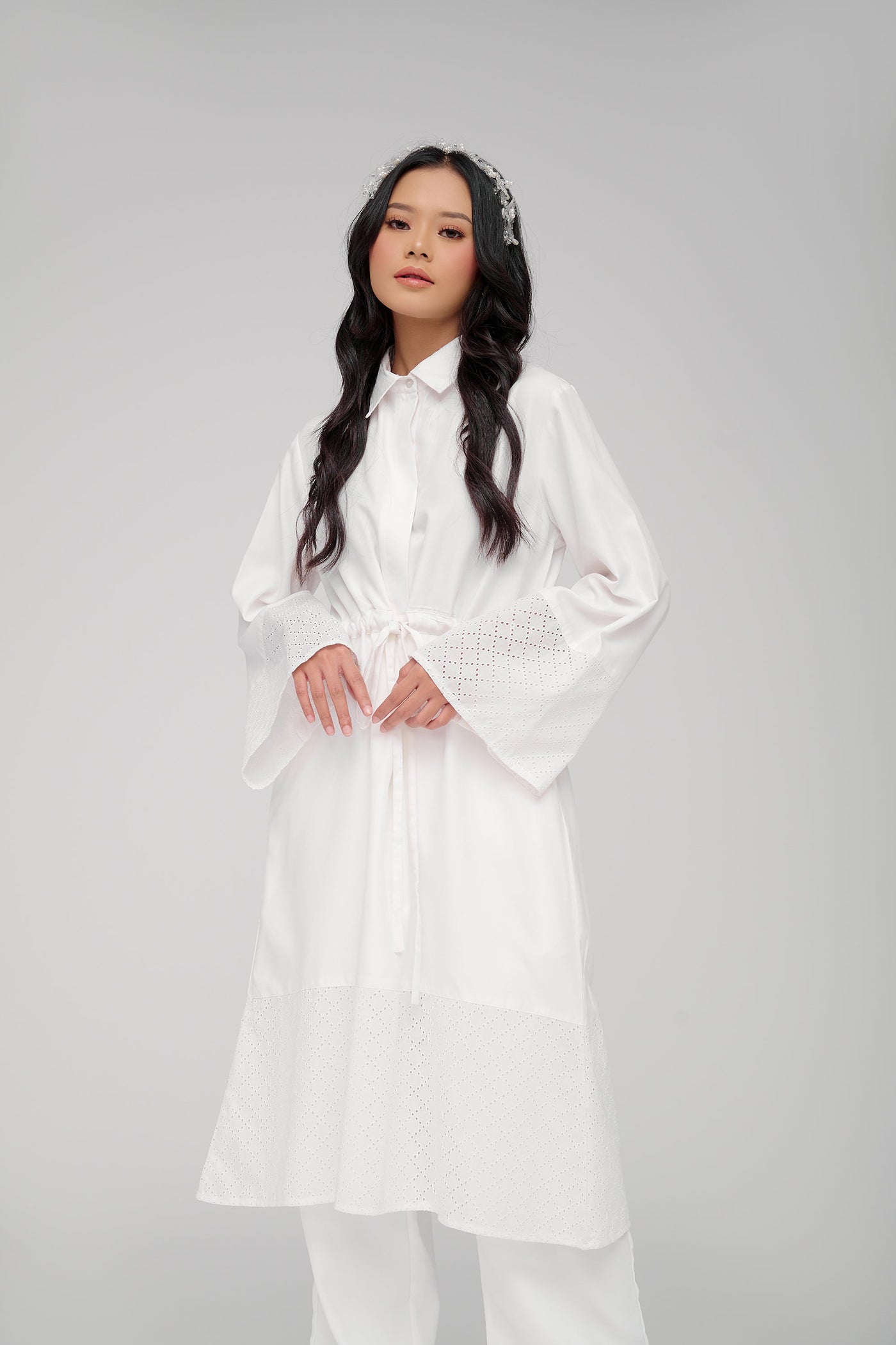 [Anniversary Sale] BIA x Revalina S. Temat - Winwin Broken White Midi Dress - Daily