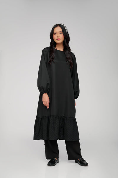 [Year End Sale] BIA by Zaskia Mecca - Wirena Black Midi Dress - Daily