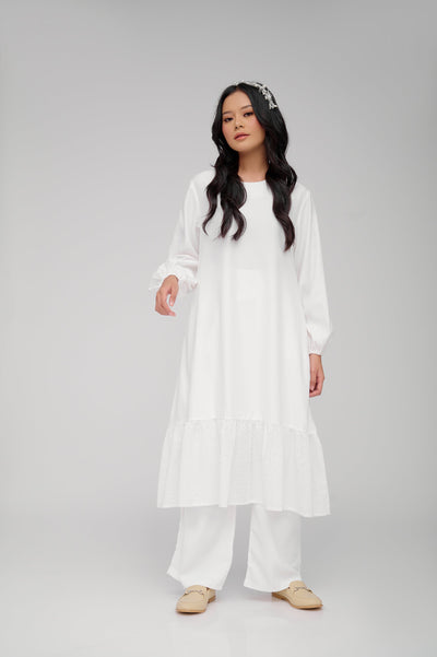 [Anniversary Sale] BIA x Revalina S. Temat - Wirena Broken White Midi Dress - Daily