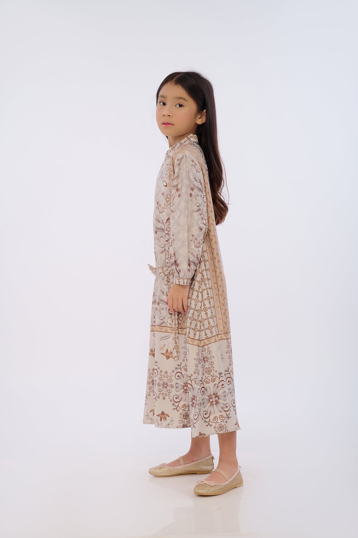 BIA by Zaskia Mecca - Yalina Grey Dress Anak - Silk Road Expedition - Samarkand Edition - Free Box