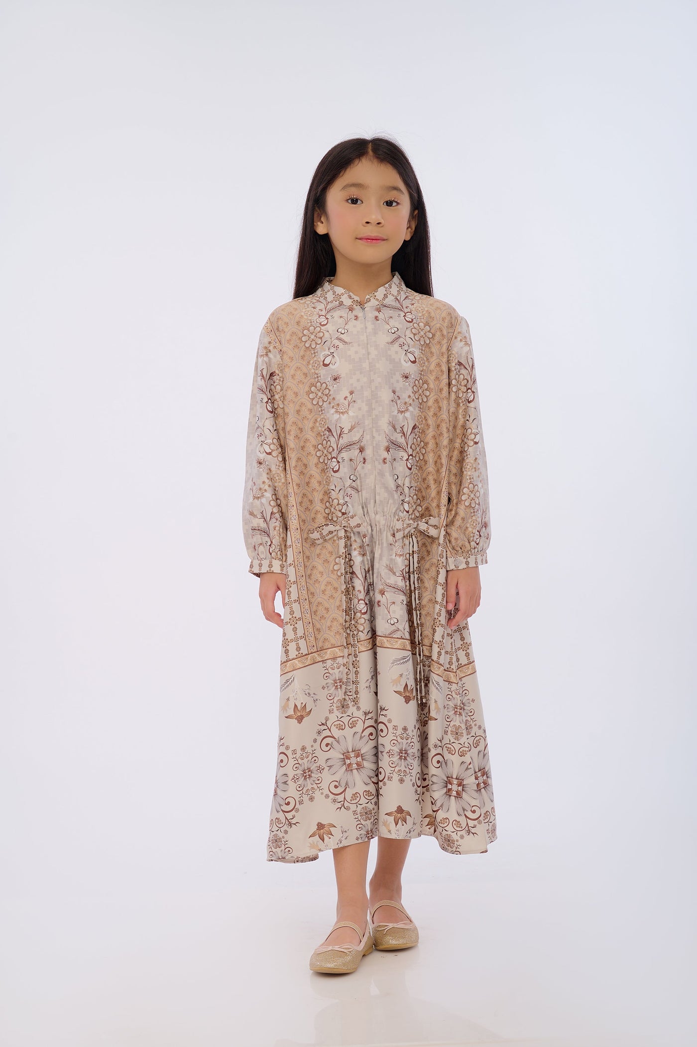 BIA by Zaskia Mecca - Yalina Grey Dress Anak - Silk Road Expedition - Samarkand Edition - Free Box