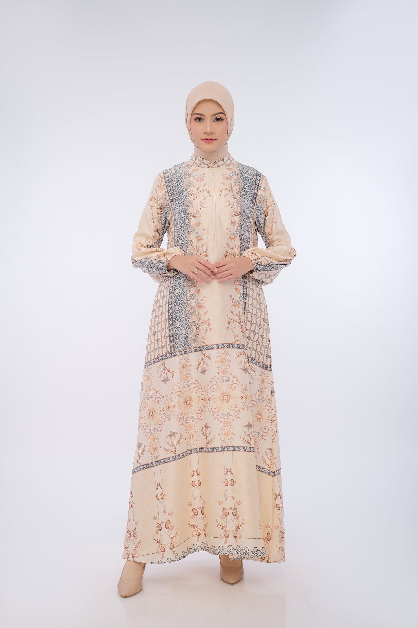 BIA Feat Revalina S Temat - Yelena Beige Dress - Silk Road Expedition - Samarkand Edition - Free Box