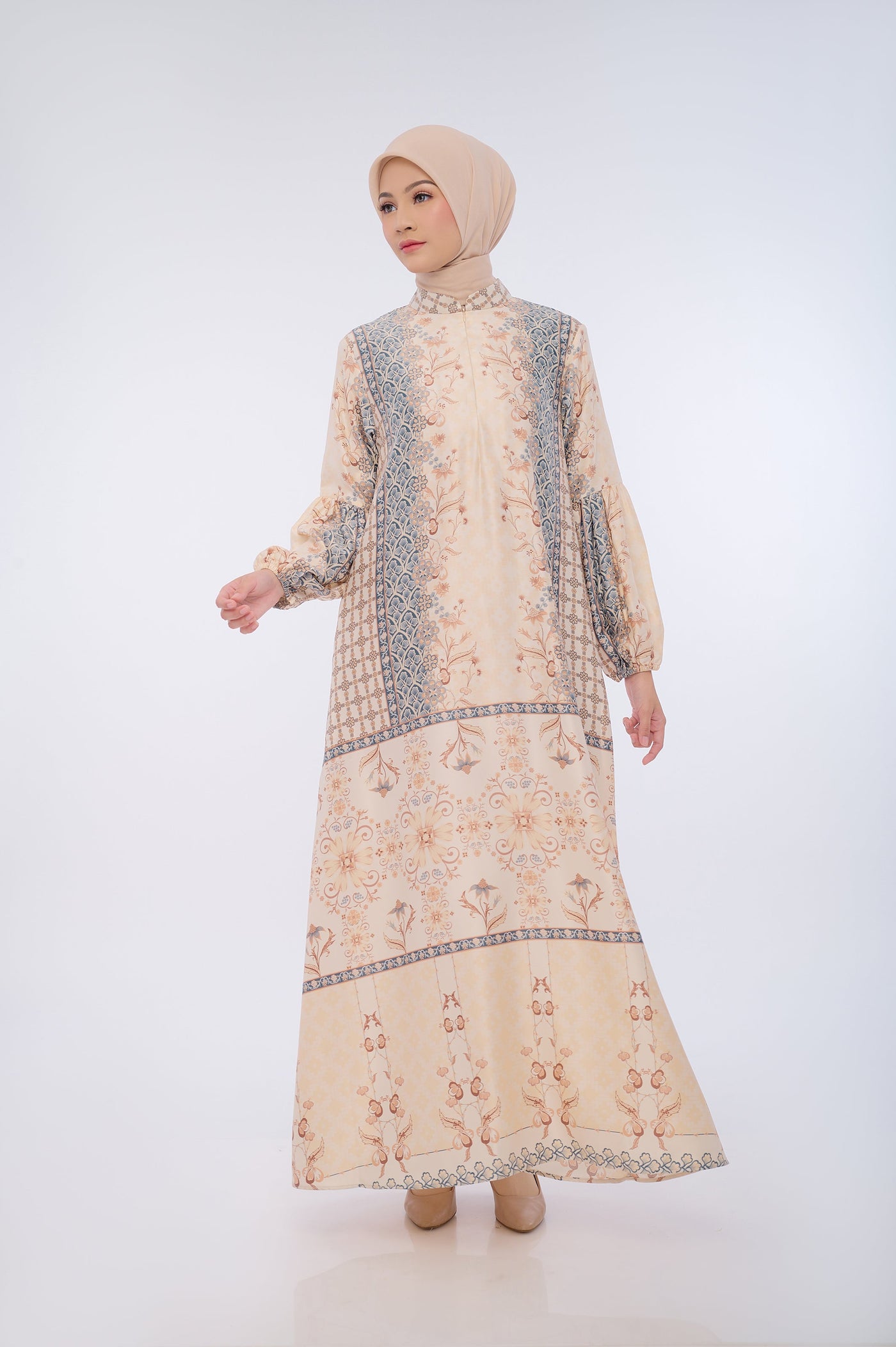 BIA Feat Revalina S Temat - Yelena Beige Dress - Silk Road Expedition - Samarkand Edition - Free Box