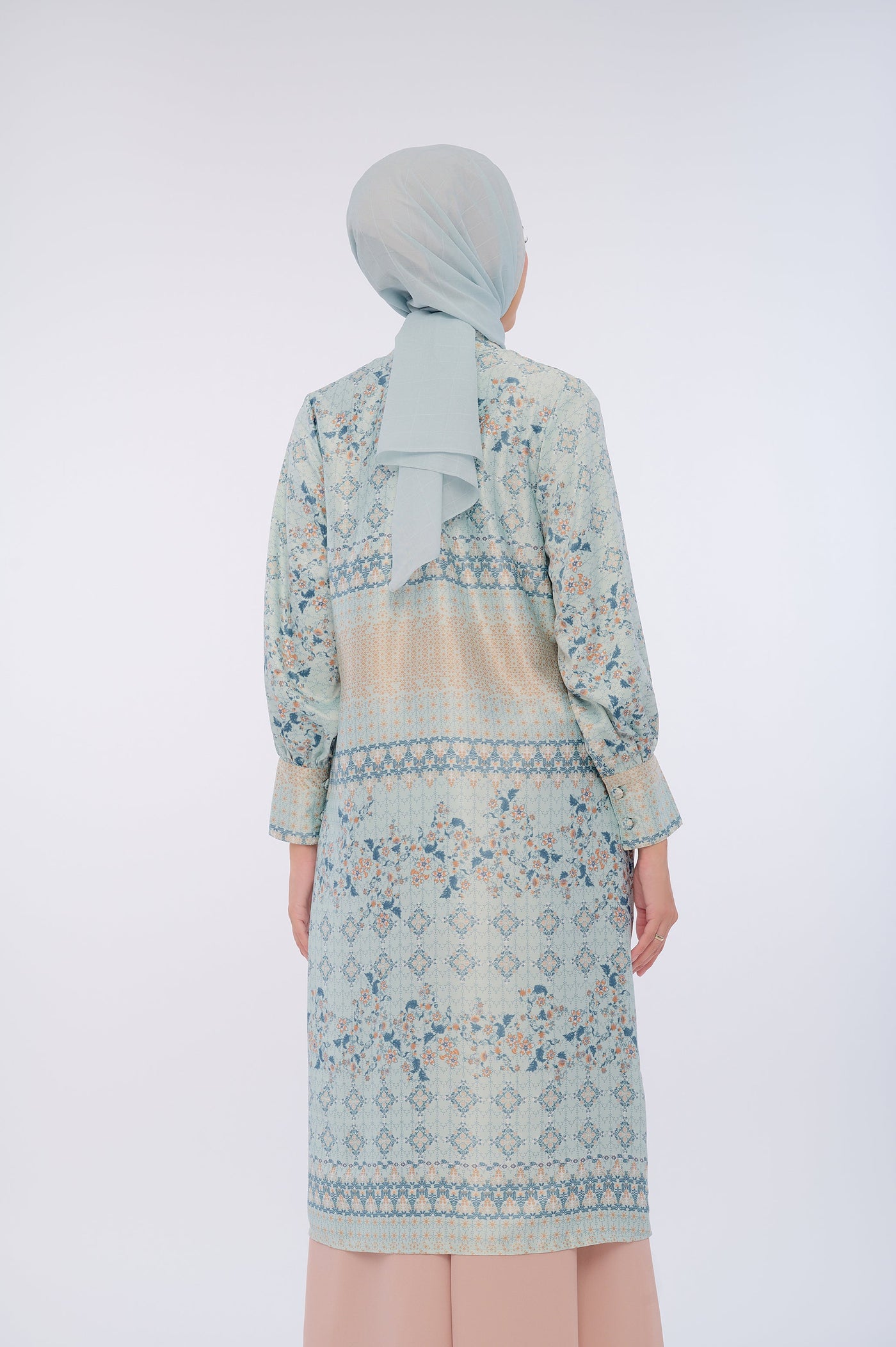 BIA by Zaskia Mecca - Yuliana Mint Midi Dress - Silk Road Expedition - Isfahan Edition - Free Box