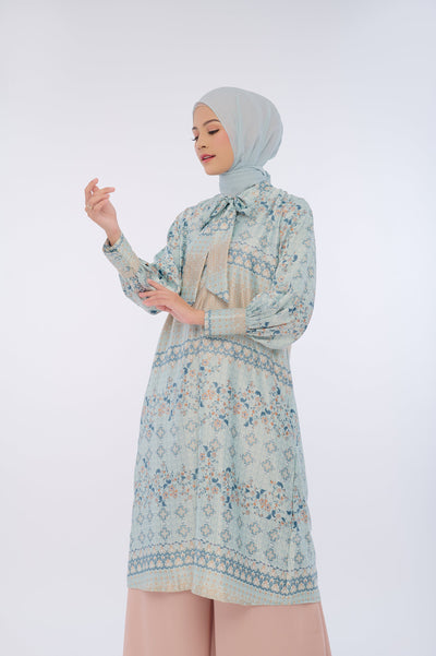 BIA by Zaskia Mecca - Yuliana Mint Midi Dress - Silk Road Expedition - Isfahan Edition - Free Box