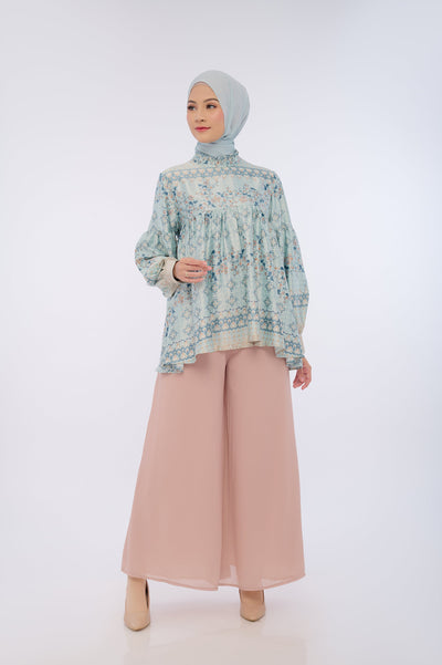 BIA by Zaskia Mecca - Yutami Mint Blouse - Silk Road Expedition - Isfahan Edition - Free Box